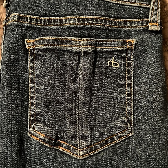 Rag & Bone Jeans Flare raw edge blue jean size 27. - Picture 4 of 8